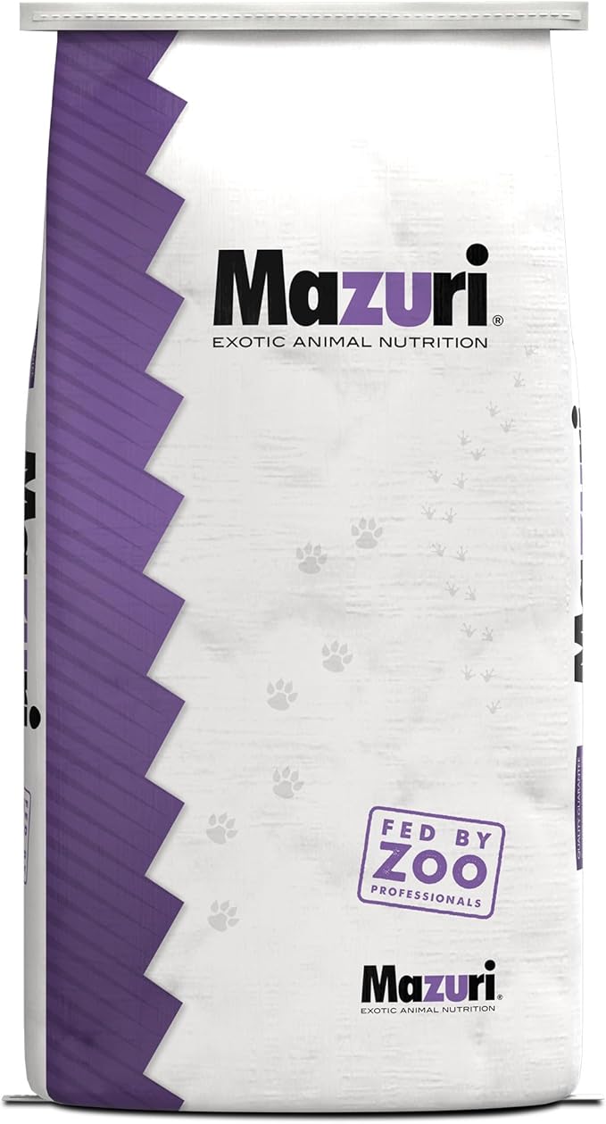 Mazuri® Herbivorous Reptile Diet | Food for Plant-Eating Herbivorous Lizards, Green Iguanas, Uromastyx Lizards | 25 Pound (25 LB) Bag