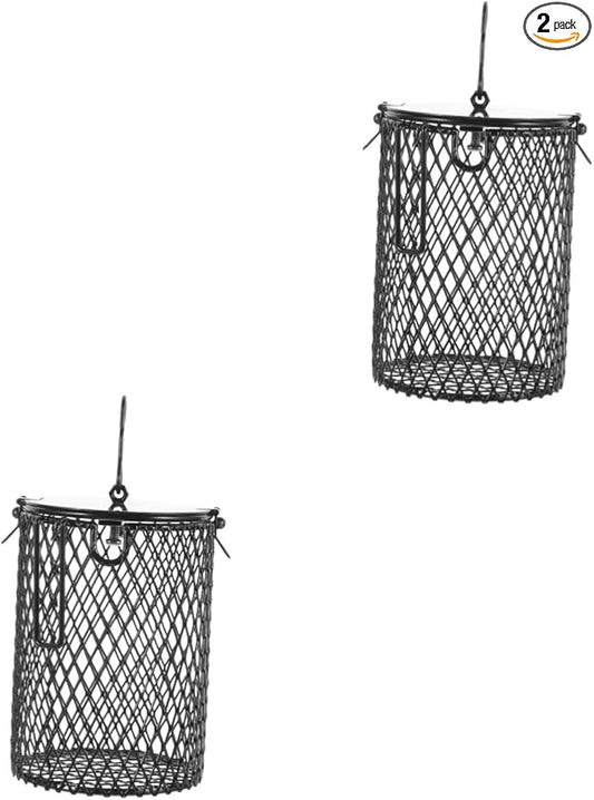 YARNOW 2pcs Reptile Heat Lamp Mesh Cover Easy to Install Insulation Lampshade for Reptile Boxes Compatible and Fluorescent Bulbs Protects Pets from Heat