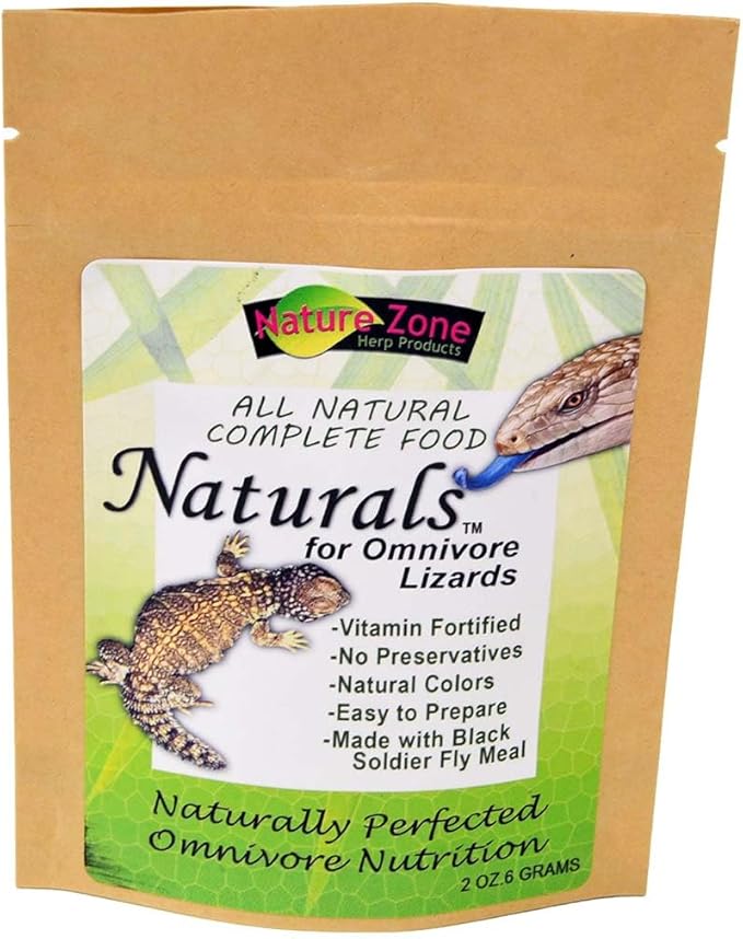 Nature Zone Naturals - Omnivore Lizard Food, 2 oz / 56 G