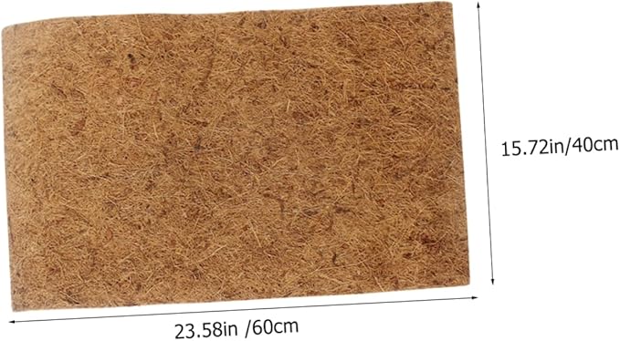 COLLBATH Reptile Coconut Fiber Bedding Mat for Terrariums Soft and Durable Substrate for Tortoise and Snake Tanks Easy to Clean Natural Coir Carpet