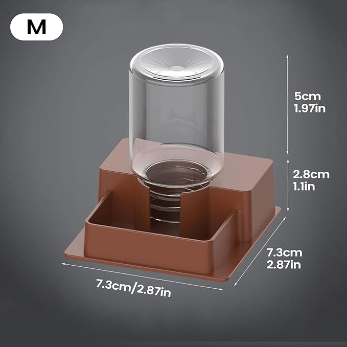 Reptile Water Feeder | Automatic Leak-Proof Wide-Mouth - Automatic Water Dispenser for Turtle | for Snake Lizard Bearded Dragon Home Indoor Garden Yard Backyard Tank Snake