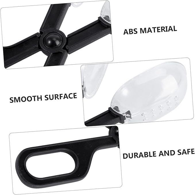 TOYANDONA 3pcs Reptile Feeding Clip Set Adjustable Plastic Feeding Clamp for Mealworm Breeding and Cleaning Tools Suitable for Lizard and Other Reptile Care