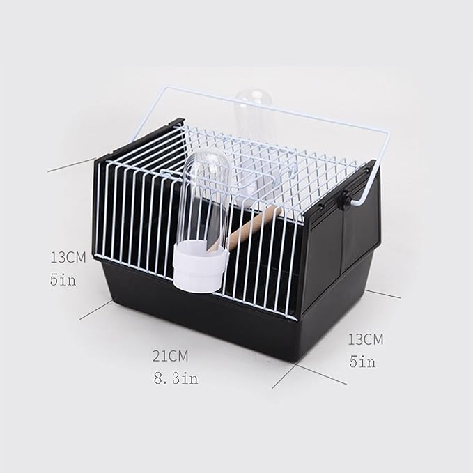 Bird Travel Carrier Bird Travel Cage Bird Travel Carrier Lightweight Bird and Small Animals Carrier Suitable for Parrot Pets Or Habitat Portable Breathable Lightweight Birds Travel Cage