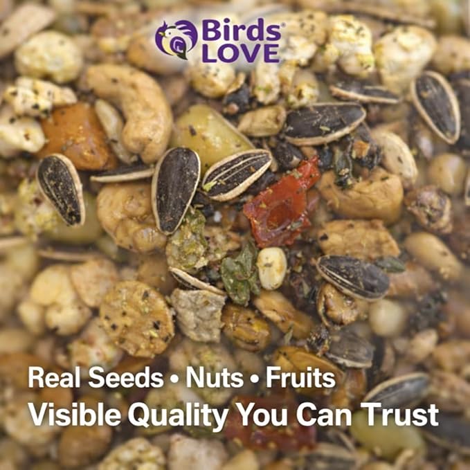 Birds LOVE All Natural Garden Blend Bird Food for Parrots 6lb