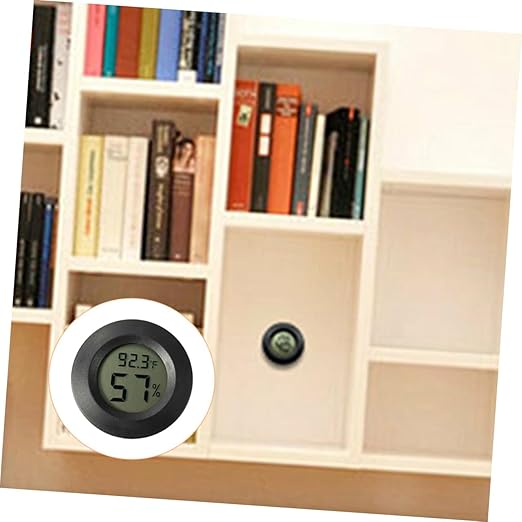 Toddmomy 7pcs Bearded Dragon Tank Accessories Electronic Mini Thermohygrometer Digital Humidity Temperature Gauge
