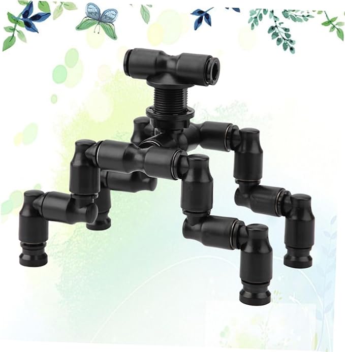 Mikikit 1set Adjustable Cooling Nozzle for Reptiles Detachable Misting Sprayers for Terrariums Pet Supplies for Amphibians and Lizards Rotatable Design