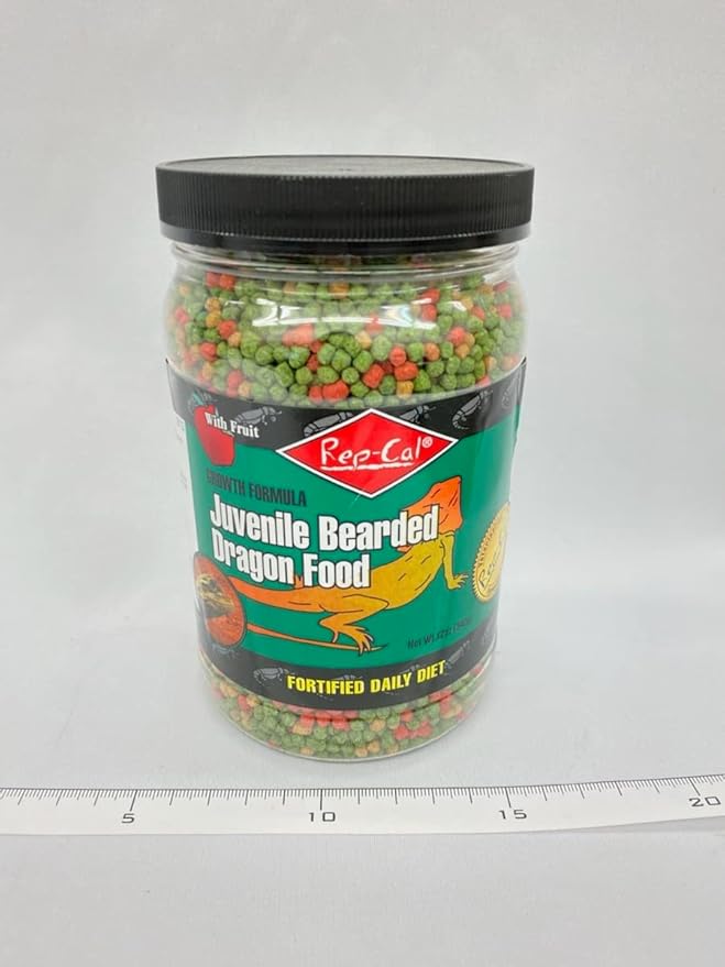 Rep-Cal Srp00813 Juvenile Bearded Dragon Pet Food, 12-Ounce