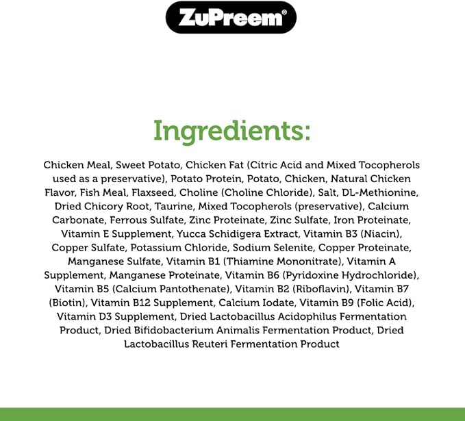 ZuPreem Ferret Food, Grain Free, Protein & Energy Rich Diet for Carnivores, Healthy Food for Ferret Digestive Health, Vitamin & Mineral Rich Formula with High Protein, ZuPreem Pet, 4 lb Bag