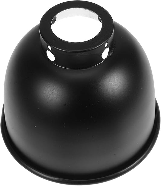 Yardwe Reptile Dome Lamp Shade Durable Metal Reflective Cover for Basking Bulbs and Heat Lamps Optimal Light Fixture for Terrarium Habitat Temperature Control