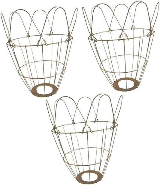 3Pcs Waterproof Heating Bulb Cage Wear-Resistant Lamp Cover for Reptiles Chickens and Young Pigs Heat-Resistant and Scald Design for Household Use