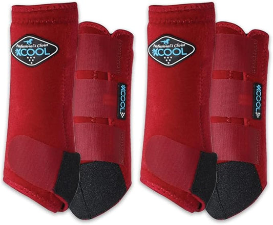Professional's Choice 2XCOOL Sports Medicine Horse Boots | Protective & Breathable Design for Ultimate Comfort & Durability in Active Horses | Value 4 Pack