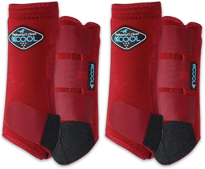 Professional's Choice 2XCOOL Sports Medicine Horse Boots | Protective & Breathable Design for Ultimate Comfort & Durability in Active Horses | Value 4 Pack