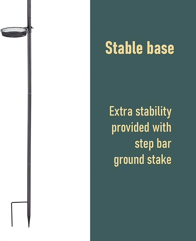 North States Bird 1862 Ultimate Station Birdfeeder, Black