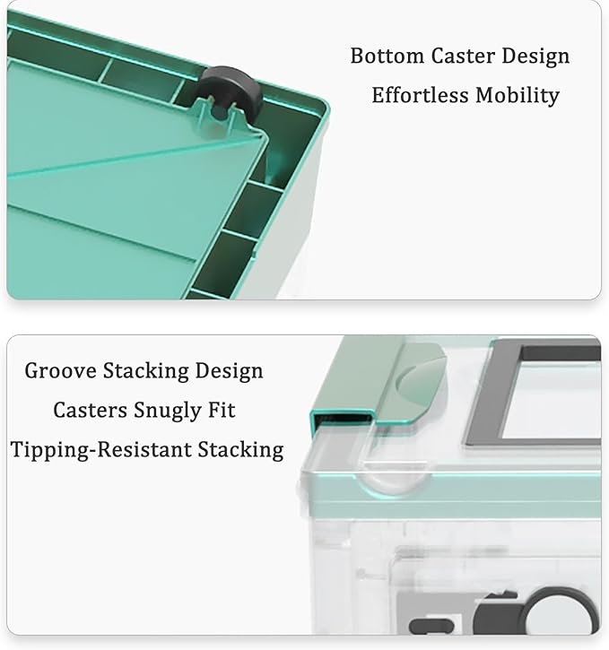 Foldable Reptile Tank, Portable Lizard Cage with Wheels, Reptile Terrarium, Chameleon Cage, Hamster Cage, for Bearded Dragon, Scorpion, Frog, Spider