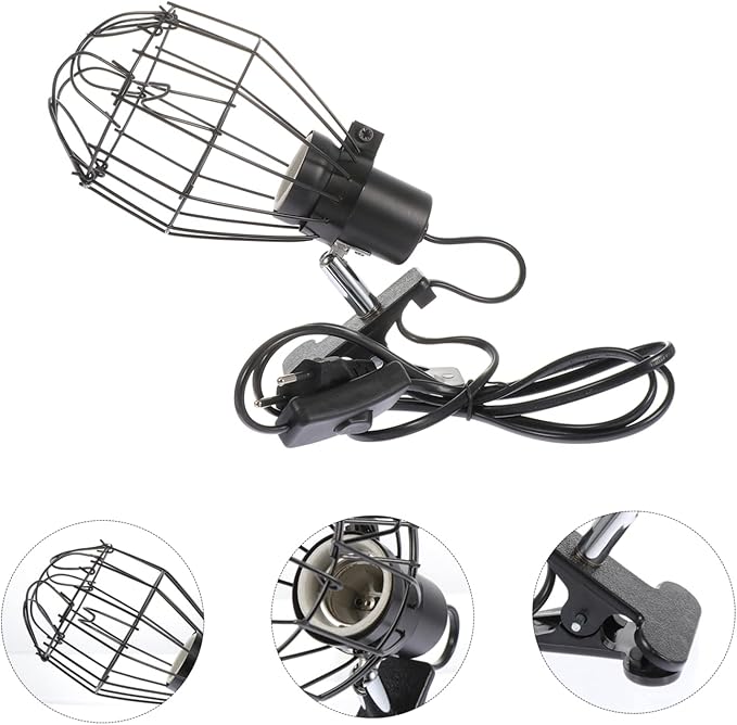 1pc Scalding Reptile Light Lampshade Ceramic Heating Lamp Cover Direction for Pets Us Suitable for Turtles Lizards and More