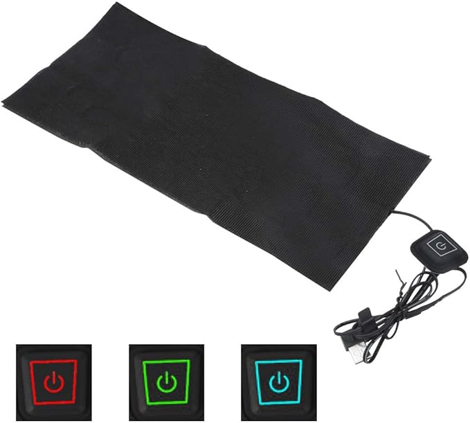 Keenso Electric Heater Pad Electric Heater PadPet Bed Heating Pad Safe and Easy to Use Heating Padfor Shoulder Neck Waist BackTerrarium Heat Lamps & Mats