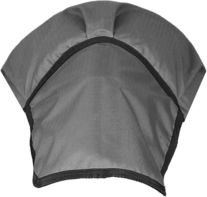 Horse Blanket 600D Ripstop Winter Turnout Blanket, 250 GSM Polyfill, 100% Waterproof & Breathable, Cold Weather Horse Blanket with Secure Fit Grey with Black Trim, Size 72