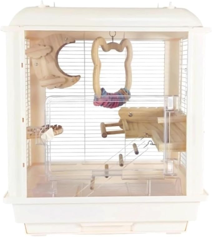 Bird Cage Acrylic Bird Aviary Parrot Cage Flight Birdcag Bird Carrier Travel Carrier Cage Parakeet Cage Cockatiel Cage Easy to Use