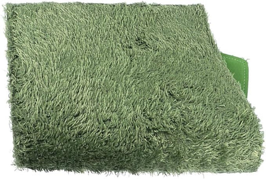 Toyvian Lifelike Fake Lawn Mat for Reptiles Pet Terrarium Carpet Washable and Reusable Grass Substrate for Amphibians and Tortoises Easy to Fit Any Habitat