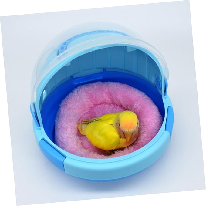 Portable Handheld Pet Carrier Cage for Small Parrots Travel-Friendly Design Breathable Ventilation for Outdoor Adventures Safe and Comfortable Space for Birds