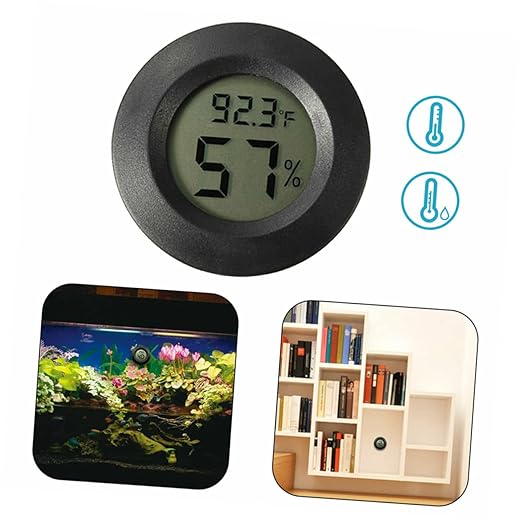 Milisten 12pcs Digital Humidity Reptile Pet Box Temp Humidity Reptile Pet Temperature Sensor