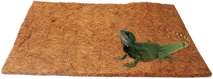 Natural Coconut Fiber Mat for Reptile Tank Lizard Bedding Liner Terrarium Bedding Accessories
