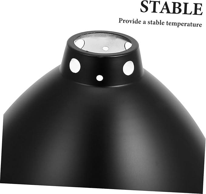 STOBAZA 2pcs Box Reptile Heat Lamp Shade Reflective Dome Lamp Fixture for Lizards Snakes Turtles