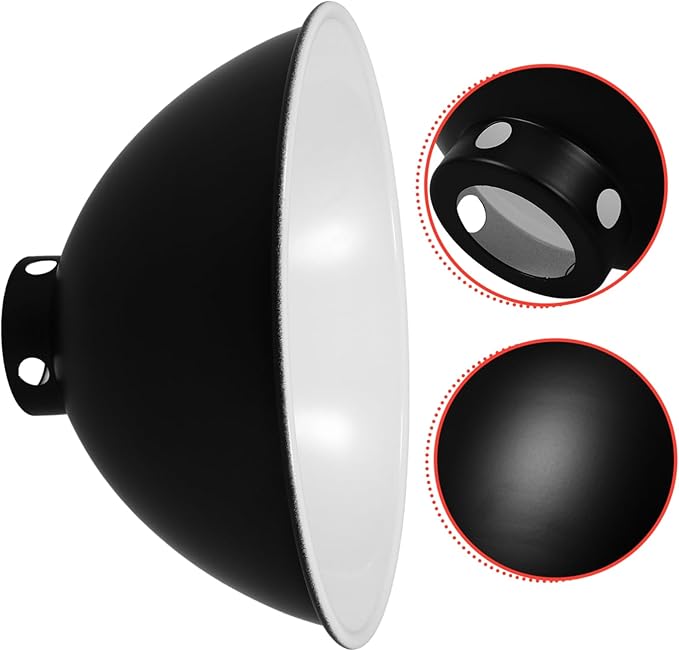Levemolo Reptile Heat Lamp Cover with Reflector Design Easy to Install Insulation Lampshade for Optimal Lighting Terrariums and Reptile Boxes for Lizards and Turtles