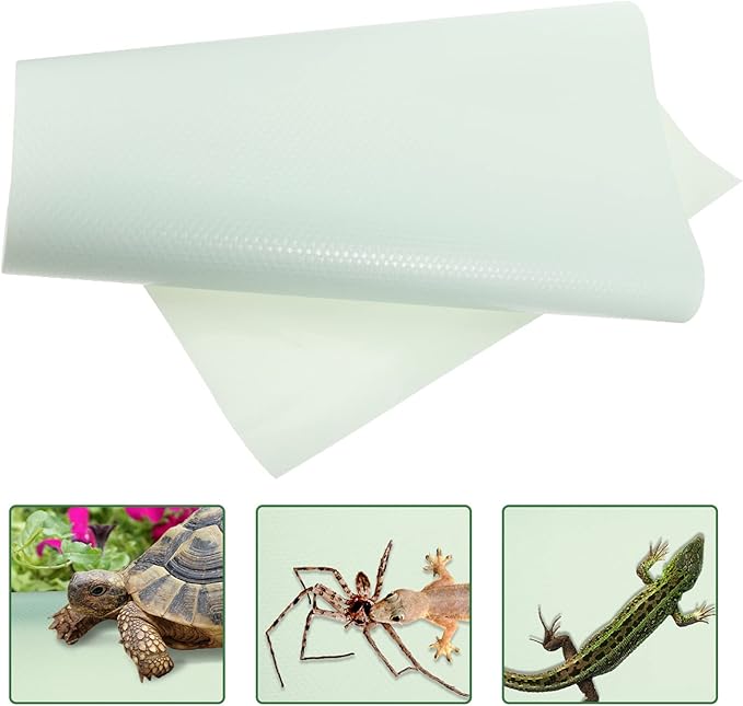 Ipetboom Reptile Carpet Substrate Mat for Terrariums Non- Liner for Snakes Lizards Turtles Easy to Clean Safe Bedding for Bearded Dragons and Leopard Geckos