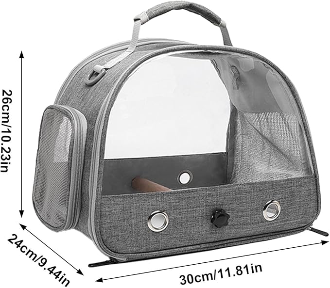 Bird Travel Bag - Travel Bird Backpack Cage | Transport Case, Parrot Carrier Bag, Portable Cagge, Removable Backpack Carrier for Rabbits Parrots Small Pets Hamsters