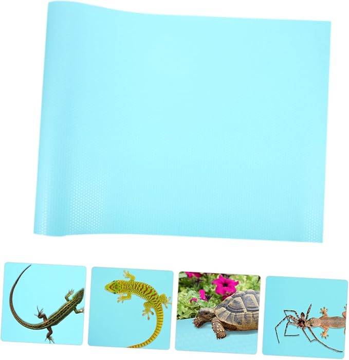 Large Reptile Carpet Bedding Mat Soft Terrarium Liner for Leopard Gecko Snake Lizard Tortoise Non-Absorbent Reptile Tank Substrate Mat Easy to Clean and Cut Suitable for Glass
