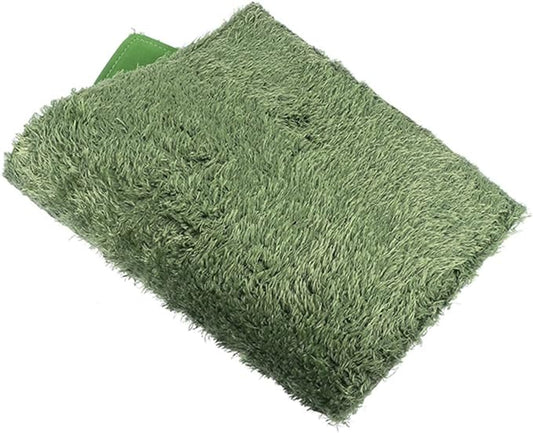 KESYOO Fake Lawn Mat for Reptiles Washable Pet Carpet Suitable for Snakes Turtles Lizards Moisture Retaining Unique Design for Terrariums