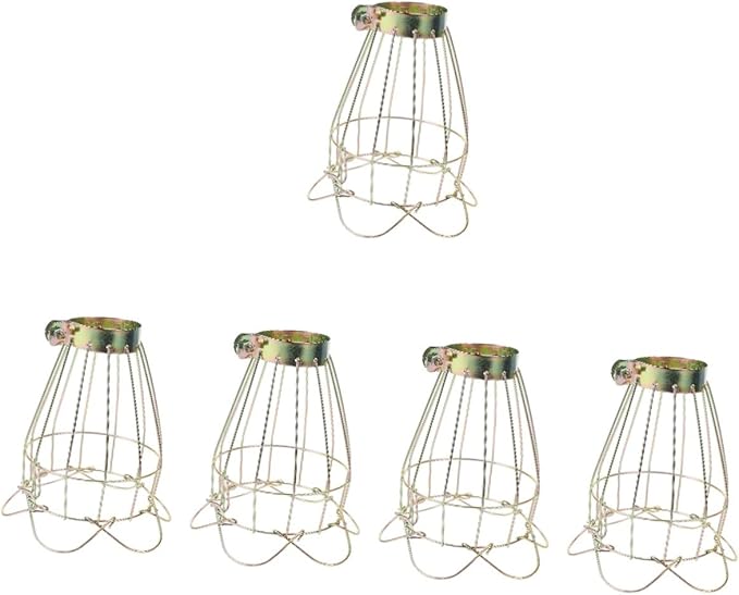 POPETPOP 5pcs Box Turtle Basking Lamp Heat Lamp Protector Cage Reptile Removable Lampshade for Habitat Lighting Shade