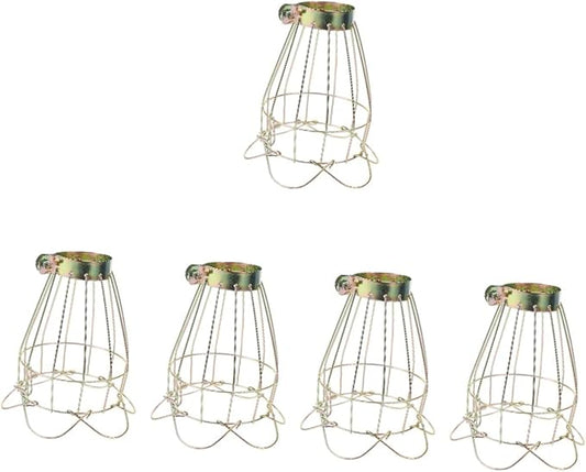 POPETPOP 5pcs Box Turtle Basking Lamp Heat Lamp Protector Cage Reptile Removable Lampshade for Habitat Lighting Shade