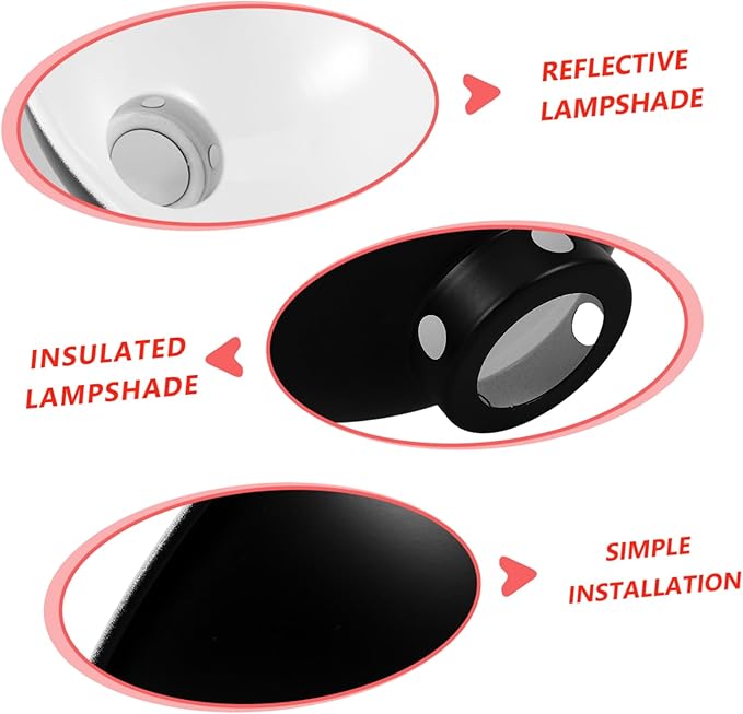 1pc Light for Reptiles Heat Pad for Reptile Tank Decorative Heat Lamp Cover Insulation Lamp Shade for Cage