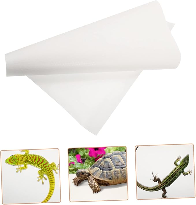 Totority Crested Gecko Tank Accessories Reptile Carpet Bearded Dragon Substrate Tortoise Bedding Lizard Tank Bedding Mat Portable Reptile Terrarium Carpet