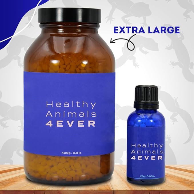 HealthyAnimals4Ever HA4E - Reptile Respiratory Support - Natural Immune-Boosting Formula for Breathing Ease, Airway Clarity & Lung Health - Pellets, Enclosure Size (Extra Large)