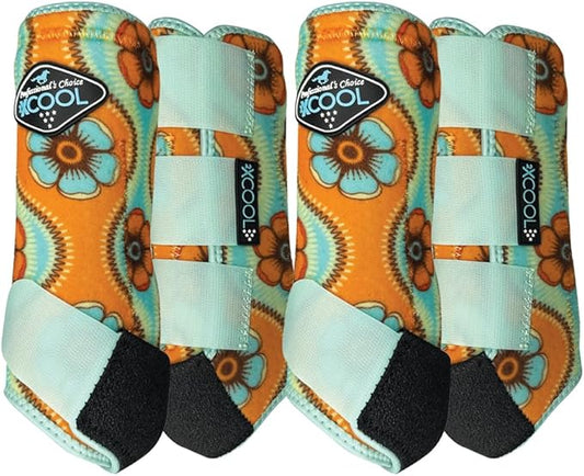 Professional's Choice 2XCOOL Sports Medicine Horse Boots | Protective & Breathable Design for Ultimate Comfort & Durability in Active Horses | Value 4 Pack