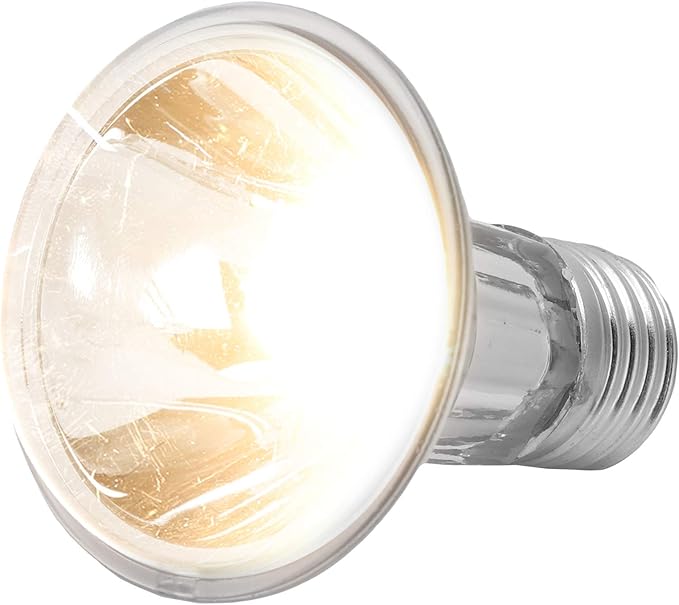 Akozon Reptiles Sun Basking Heating Lamp Bulbs - UVAUVB Sunbathe Bulb for Lizards, Snakes & Turtles - Essential for Reptile Growth & Health (50W 220V)