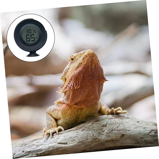 Toddmomy 1pc Digital Hygrometer Thermometer with LCD Display Accurate and Humidity Monitor for Reptile Tanks Vivariums and Brooders Sensors for Reliable Measurement