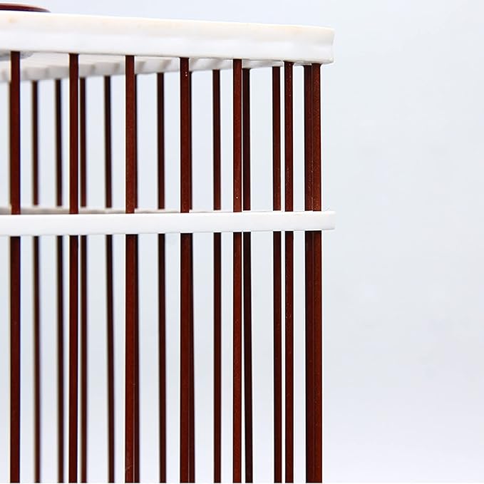 Bird Cages New Model Steel Shellfish Cage Embroidery Dianchin Jade Yellow Bird Accessories Bath Cage Spring Drawer Bird Carrier