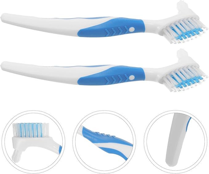 Abaodam 2pcs Portable Turtle Shell Cleaning Brush Mini Mud Remover for Aquatic Turtles and Tortoises, Blue, Practical Personal Shell Maintenance Tool for Reptile Health