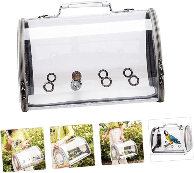 Parrot Travel Carrier Bag Capacity Bird Backpack Carrier Shoulder Pouch for Parrots