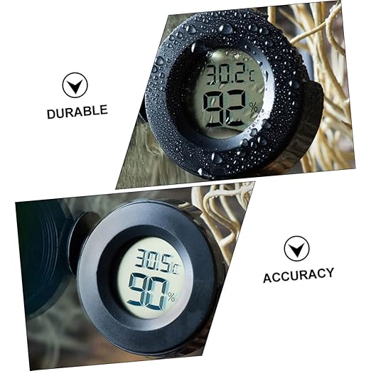 3 Pcs Reptiles Mini Monitor Indoor for Home Digital Temperature Monitor Humidity Reptile Gauge Digitathermometer Digital Humidity Meter LCD Humidity Monitor/2228