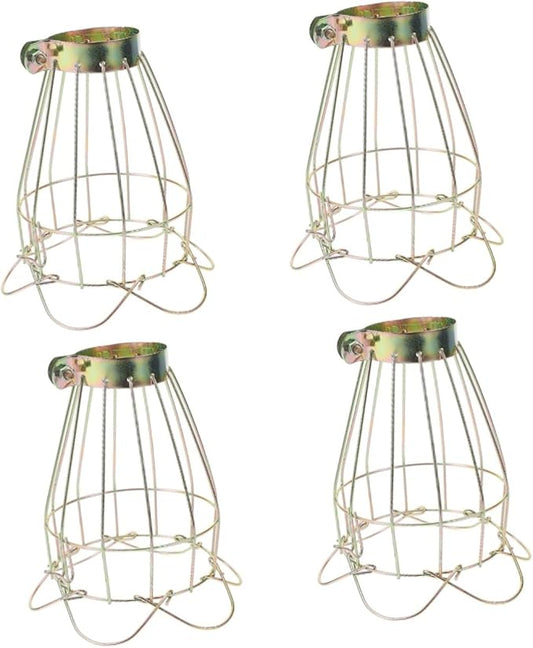 POPETPOP 4pcs Scald Lamp Protective Cover for Reptiles Insulation Shade for Terrariums Easy to Install Improved Air Circulation Prevents Burns for Lizards Tortoises