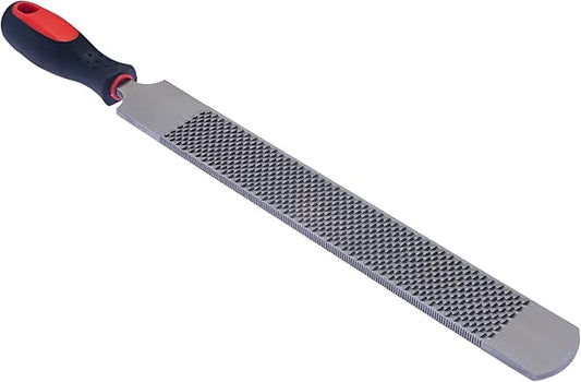 Hoof Rasp for Horses, Horseshoe File, 18 Inches Black Farrier Hoof Rasp Tool with Handle, Suitable for Repair Horse Hooves, Goat Hooves, Cow Hooves and Wood Working