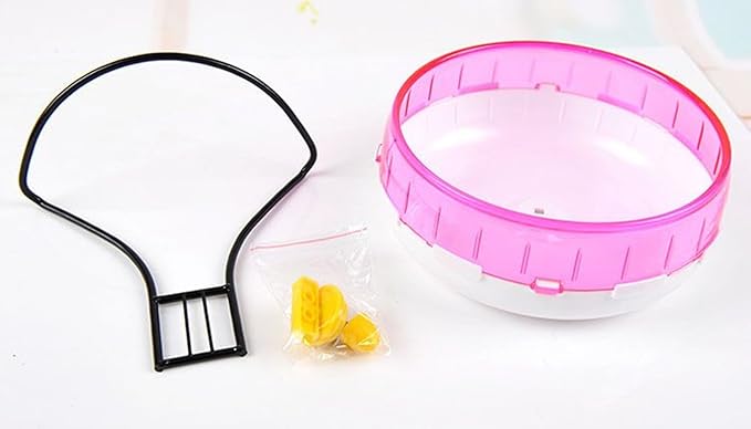 8.2 Inches Hamster Syrian Hamster Gerbil Rat Hedgehog Running Wheel Mute Silent Spinner Exercise Wheel (Yellow)