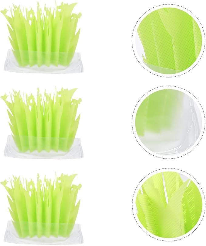 Milisten 3pcs Reptile Humidifier for Terrarium Decor Washable Imitation Plants for Habitat High Humidity for Reptiles Eco-friendly Design for Easy Use