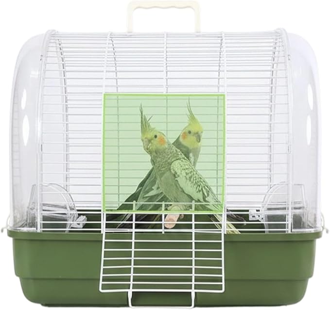 Small Bird Cage - Bird Travel Carrier with Handle - Small Parakeet Cage - for Indoor Outdoor Balcony Living Room Park Parakeet Conure Canary Lovebird