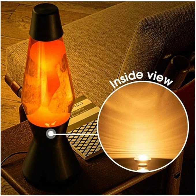40W E17 R39(R12) Lava Lamp Reflector Bulb and Glitter Lamps Warm White 2700K Long-Lasting High Output Heat, Dimmable, Safe, and Compatible with Multiple Fixtures 6 Pack